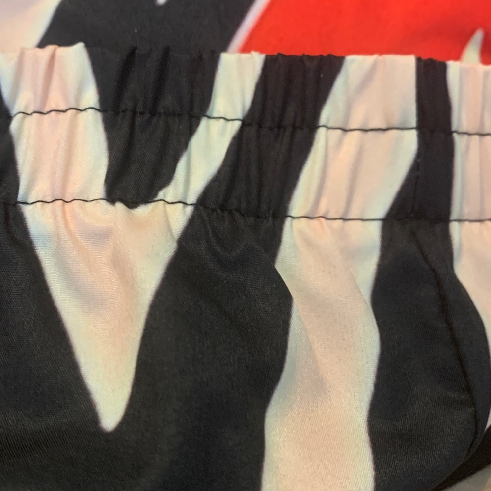 Zebra Print Two Piece Pant Set - Picture 4 of 7